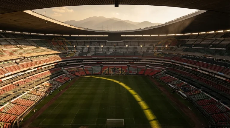 Estadio Azteca i Mexico City - arena för VM 2026 öppningsmatch med historisk fotbollsatmosfär