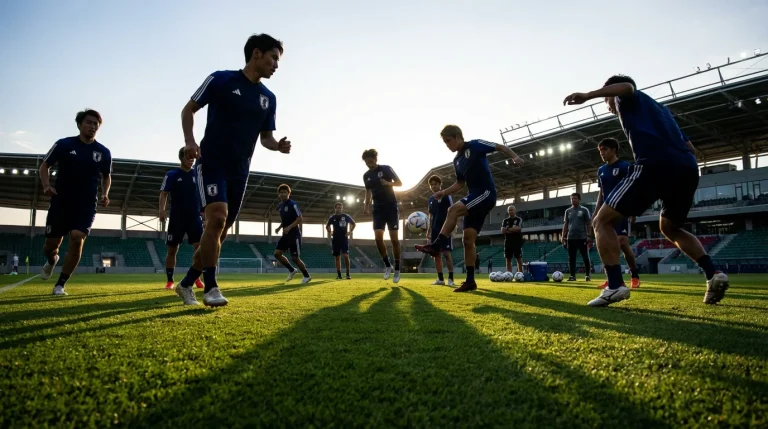 Det japanska landslaget Samurai Blue inför VM 2026