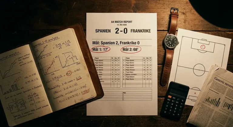 VM 2026 resultat 14 juli — Spanien–Frankrike 2–0: siffrorna, målen och första finalbiljetten