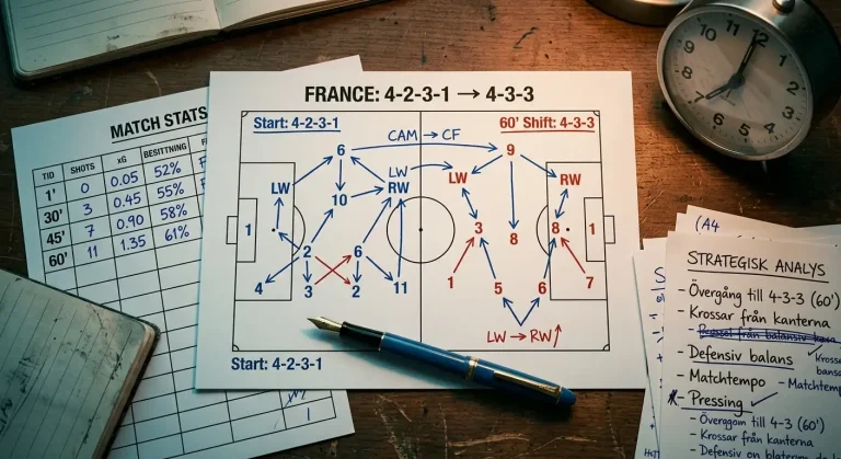 VM 2026 resultat 9 juli — Frankrike–Marocko 2–0: siffrorna, målen och vad marknaden gjorde